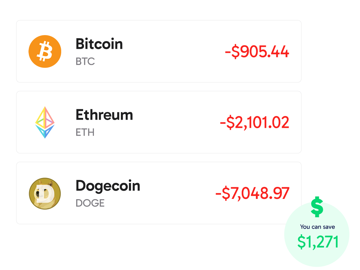 crypto loss savings